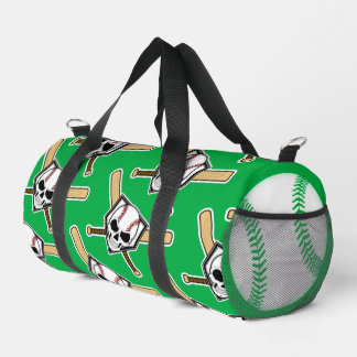 Bolso De Deporte Pequeño Baseball Til Death Green Screwball Graphics
