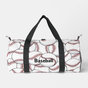 Bolso De Deporte Pequeño Baseballs Design Duffel Bag
