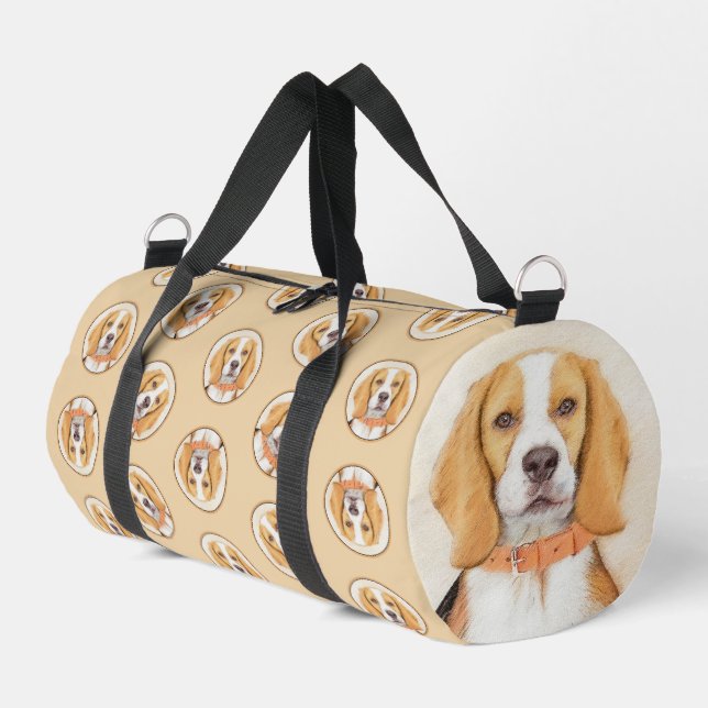 Bolso De Deporte Pequeño Beagle Hound Dog Pintura original de animales (Esquina izquierda)