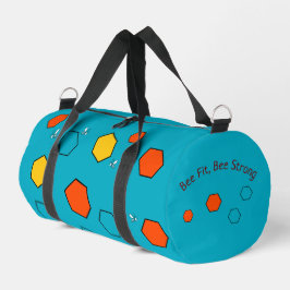 Bolso De Deporte Pequeño Bee Fit, Bee Strong Duffel Bag | ¡Personalizable