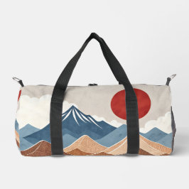 Bolso De Deporte Pequeño Belleza del atardecer en montañas