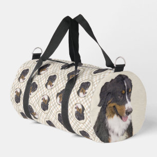 Bolso De Deporte Pequeño Bernese Mountain Dog Berner Pintando arte Mascota