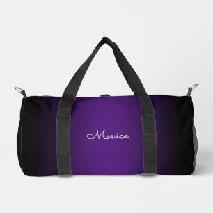 Bolso De Deporte Pequeño Black Edge Royal Purple Ombre