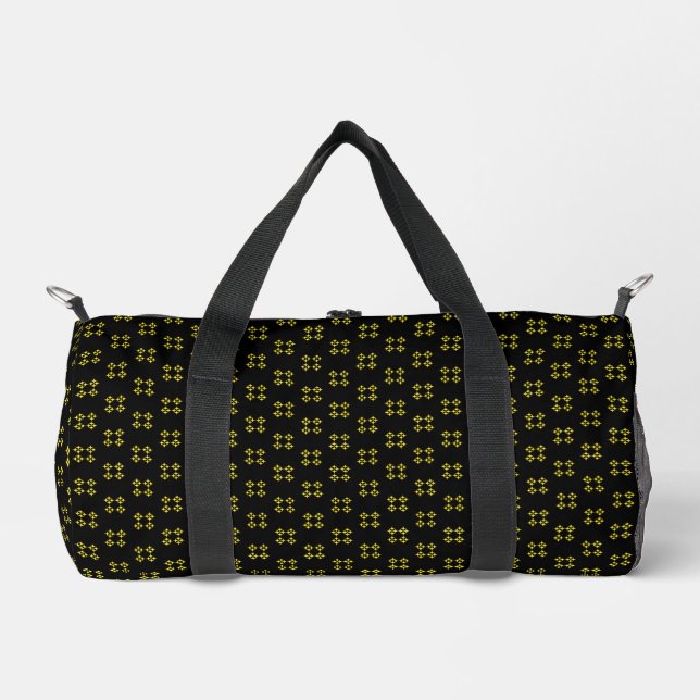 Bolso De Deporte Pequeño Black & Yellow Small (Anverso)
