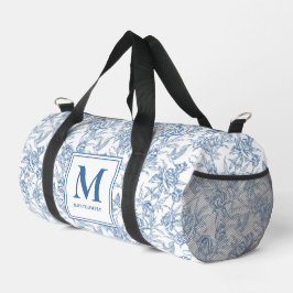 Bolso De Deporte Pequeño Blue French Toile Monogram