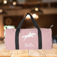 Blush Rosa Moderno De Equitación Cabalgata Ecuestr