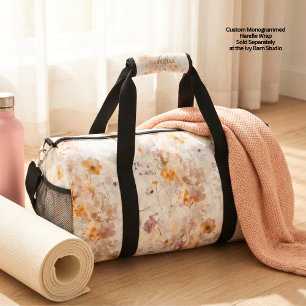 Bolso De Deporte Pequeño Boho Acuarela Floral