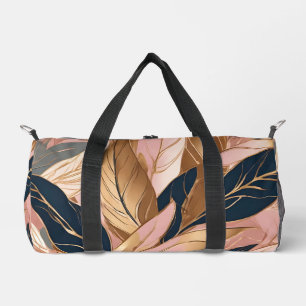 Bolso De Deporte Pequeño Boho moderno de Rubor Pink Gold deja colección