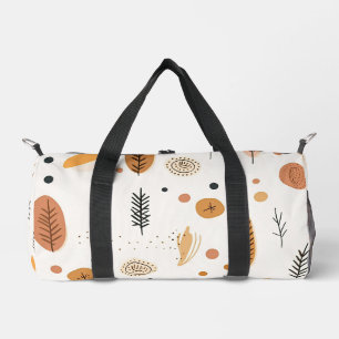 Bolso De Deporte Pequeño Boho Resumen de la colección de moda retro