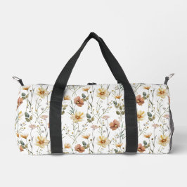 Bolso De Deporte Pequeño Boho Wildflower Watercolor