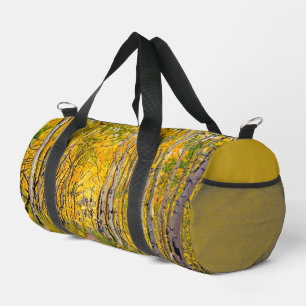 Bolso De Deporte Pequeño Bosque de Álamos en Otoño–Sendero de Kenosha a Bre