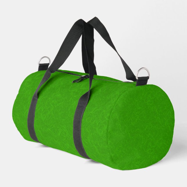 Bolso De Deporte Pequeño Bright green textured surface  swirling pattern (Esquina izquierda)