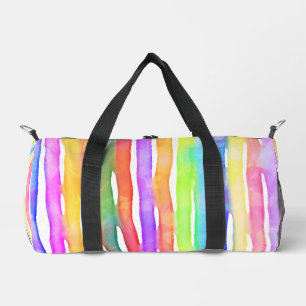 Bolso De Deporte Pequeño Brillante Colorido Moderno Yoga Estiloso Rayado