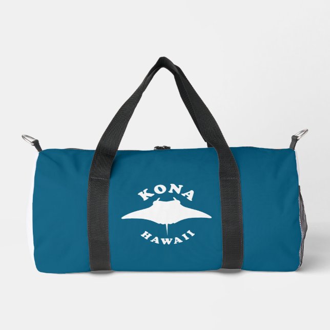 Bolso De Deporte Pequeño Buceo con Mantarrayas en Kona, Hawái (Anverso)