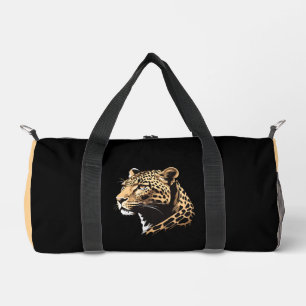 Bolso De Deporte Pequeño Cabeza leopardo