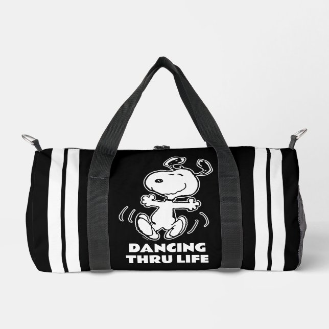 Bolso De Deporte Pequeño Cacahuetes | Un baile feliz Snoopy (Anverso)