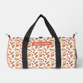 Bolso De Deporte Pequeño Cae a la naturaleza otoño deja a la tierra dulce p