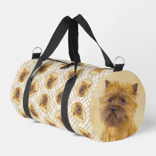 Bolso De Deporte Pequeño Cairn Terrier Pintura Cuta Original Mascota Perro