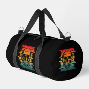Bolso De Deporte Pequeño Calavera Silueta Retro Vintage