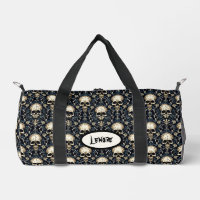 Calaveras góticas Floral azul