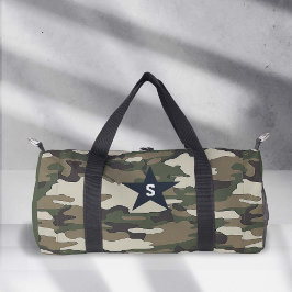 Bolso De Deporte Pequeño Camino de patrón de camuflaje militar