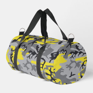 Bolso De Deporte Pequeño Camuflaje amarillo y gris, ejército, ejército