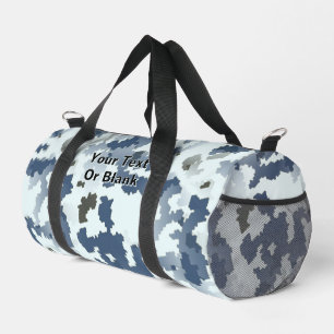 Bolso De Deporte Pequeño Camuflaje de invierno fractal