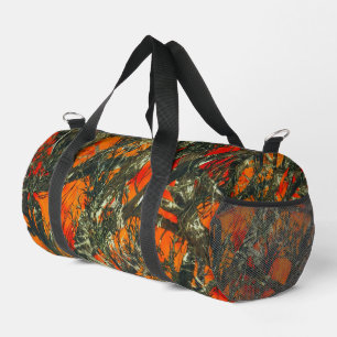 Bolso De Deporte Pequeño Camuflaje Naranja