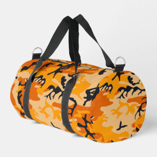 Bolso De Deporte Pequeño Camuflaje naranja, Ejército