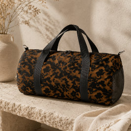 Bolso De Deporte Pequeño Caparazón de Tortuga Marrón Moderno Elegante