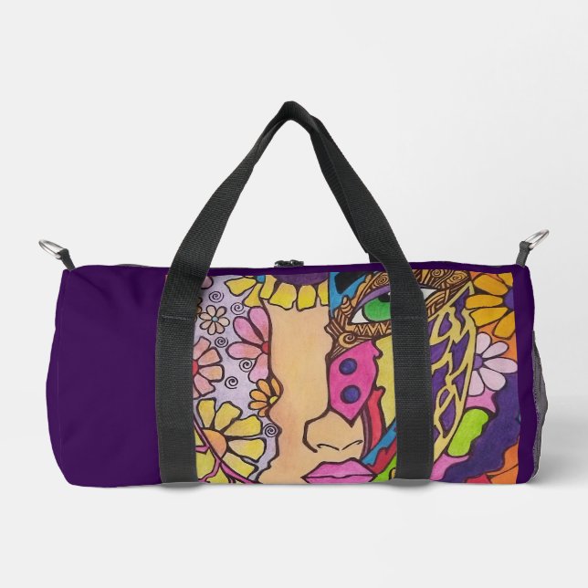 Bolso De Deporte Pequeño Cara de primavera  (Anverso)