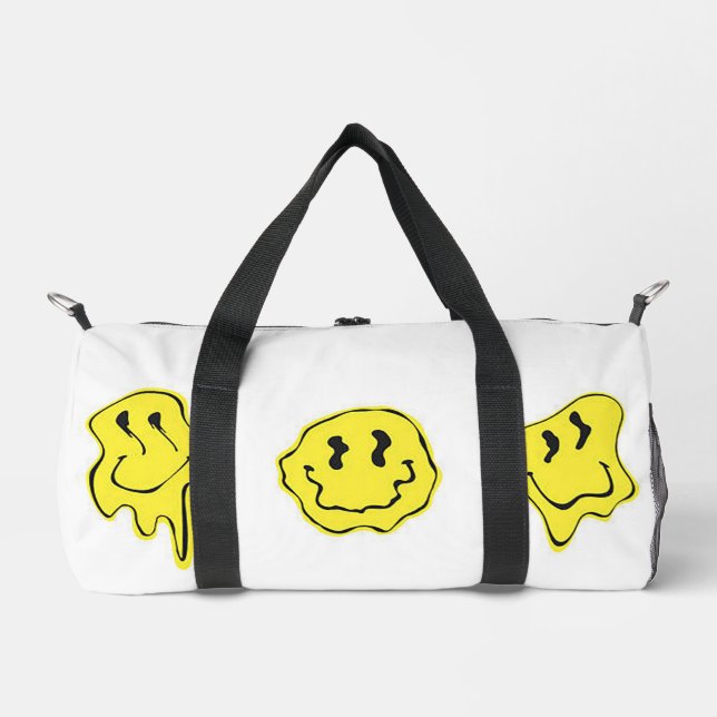 Bolso De Deporte Pequeño Caras Sonrientes Caídas (Anverso)