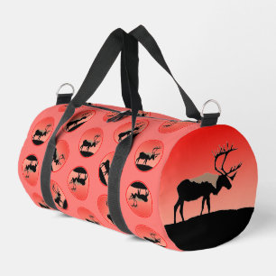 Bolso De Deporte Pequeño Caribou at Sunset - Arte original de la vida salva
