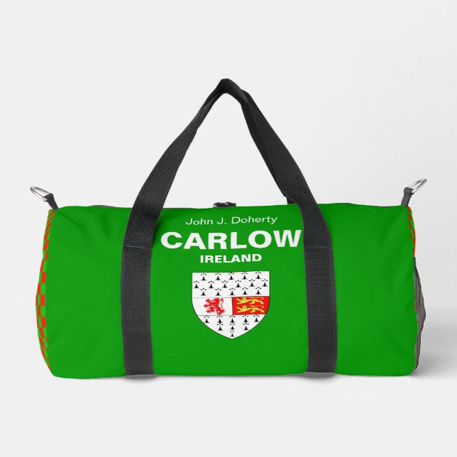 Bolso De Deporte Pequeño Carlow Ireland - Personalizado irlandés (Anverso)