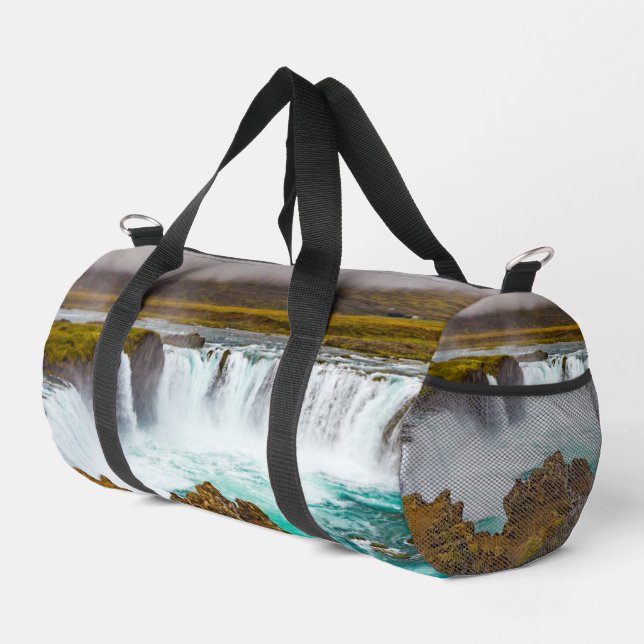 Bolso De Deporte Pequeño Catarata de Godafoss, Islandia (Esquina derecha)