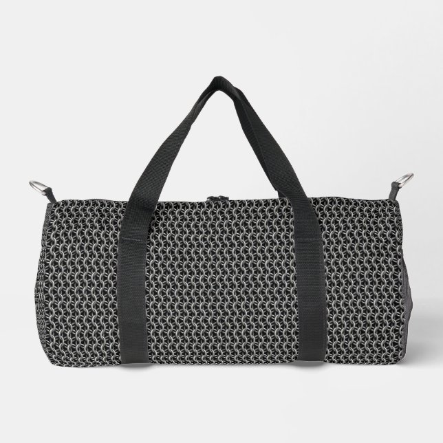Bolso De Deporte Pequeño Chainmail Medieval Armor (Anverso)