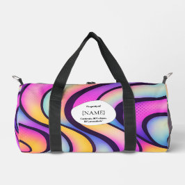 Bolso De Deporte Pequeño  Chaos & Essentials – Abstract Design Personalized