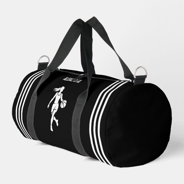 Bolso De Deporte Pequeño Chica del jugador de baloncesto, regalo de cumplea (Esquina izquierda)