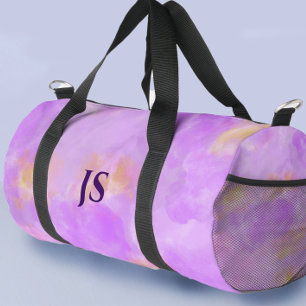 Bolso De Deporte Pequeño Chicas acuáticos modernos Personalizado púrpura el