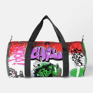 Bolso De Deporte Pequeño Chill Modern graffiti Ropa de pintura en aerosol