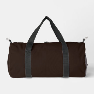 Bolso De Deporte Pequeño Chocolate oscuro, sólido marrón oscuro