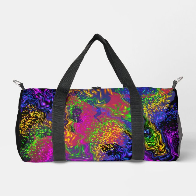 Bolso De Deporte Pequeño Cielo Espacial Bajo El Agua (Anverso)