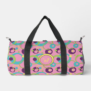 Bolso De Deporte Pequeño Círculos Rosas Divertidos