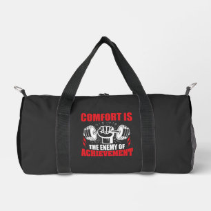 Bolso De Deporte Pequeño Cita de motivación de fitness Mancuerna levantamie