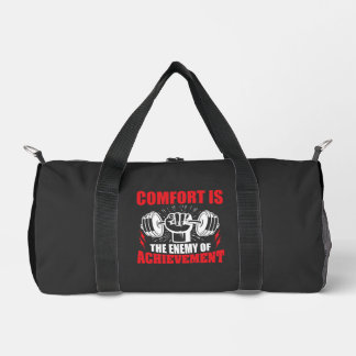 Bolso De Deporte Pequeño Cita de motivación de fitness Mancuerna levantamie