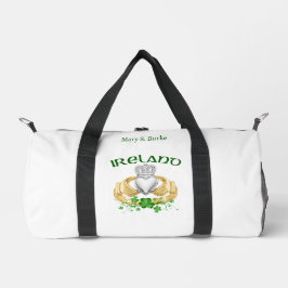 Bolso De Deporte Pequeño Claddagh Ring & Shamrock personalizado