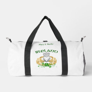 Bolso De Deporte Pequeño Claddagh Ring & Shamrock personalizado