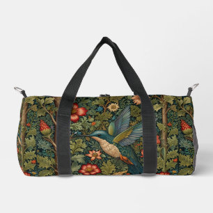 Bolso De Deporte Pequeño Clásica moda bohemiana de arte de colibrí vintage