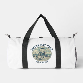 Bolso De Deporte Pequeño Club del Gato Marinero