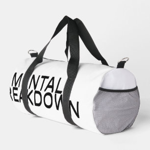 Bolso De Deporte Pequeño Colapso Mental Profesional Grande